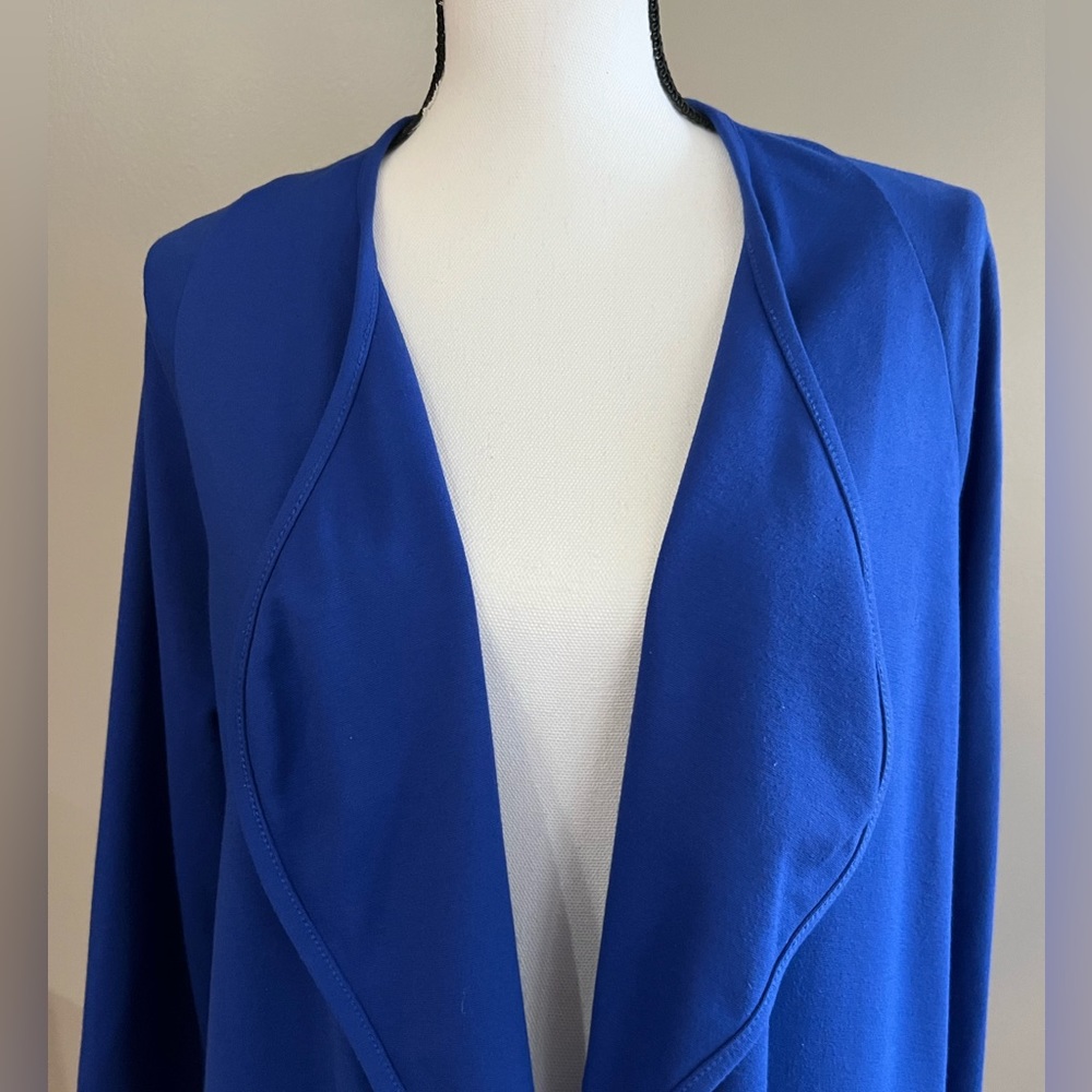 CLARA SUNWOO Royal Blue Cardigan Jacket, Size L